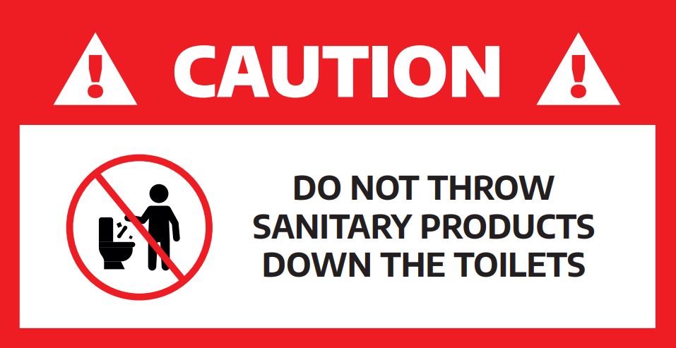 Sticker - Sanitary Products (NA)