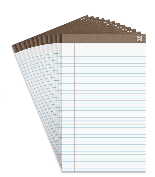 Notepad A4 - lined 5-pack (CAN) 