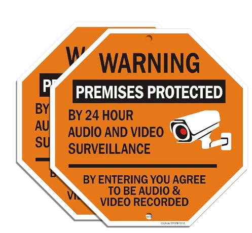 Sign - Audio and Video Recording (USA)