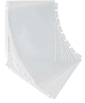 Divider sheets with index inserts (USA)