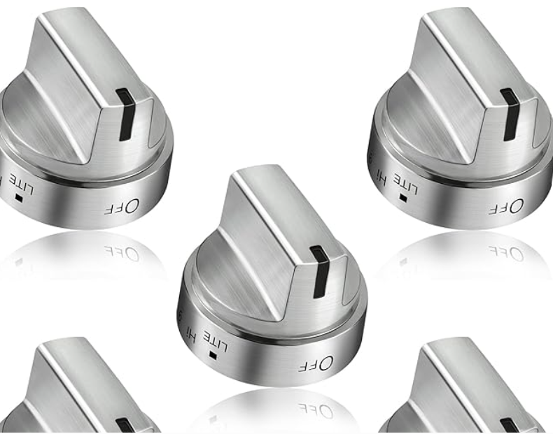 Stainless Steel WB03x24818 Gas Stove Knob Replacement NA