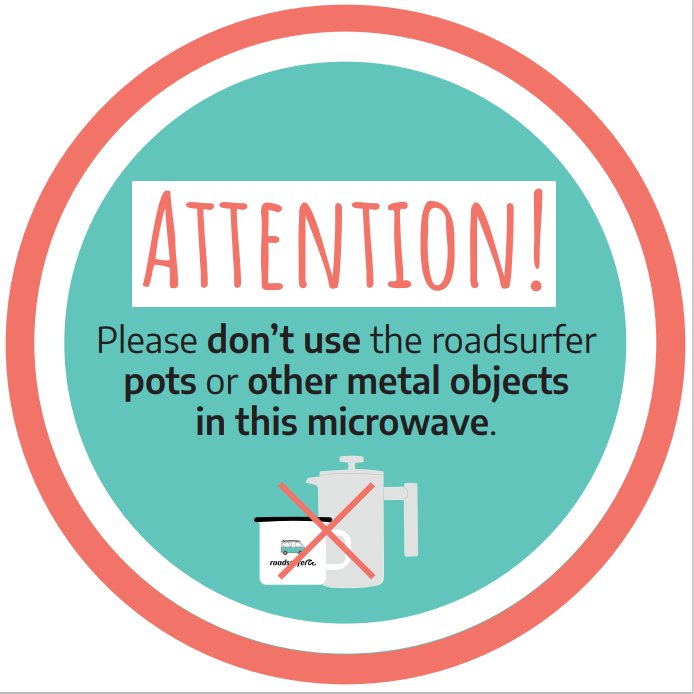 Sticker - microwave  (NA)