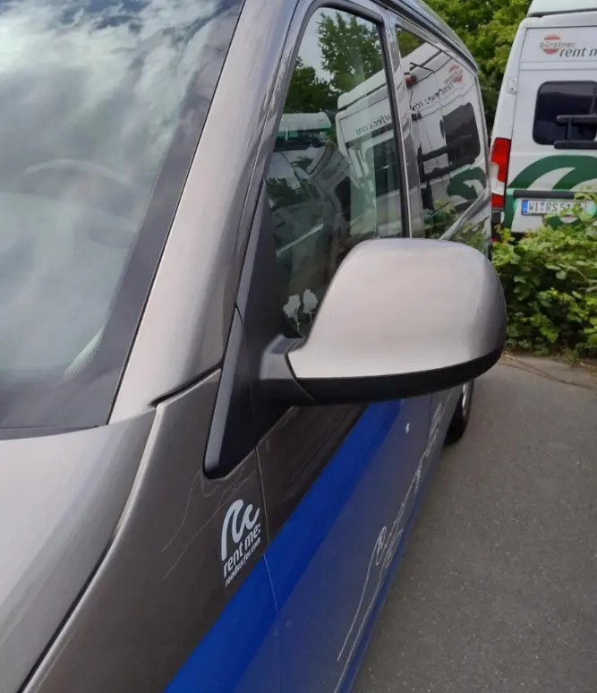 VW California mirror right side light grey
