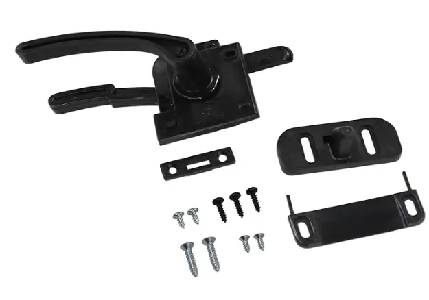 Thor Family Freedom Dexter 990003-01 Plastic Right Hand Screen Door Handle Kit-Black