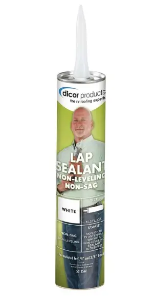 Dicor Non-Sag Lap Sealant - White