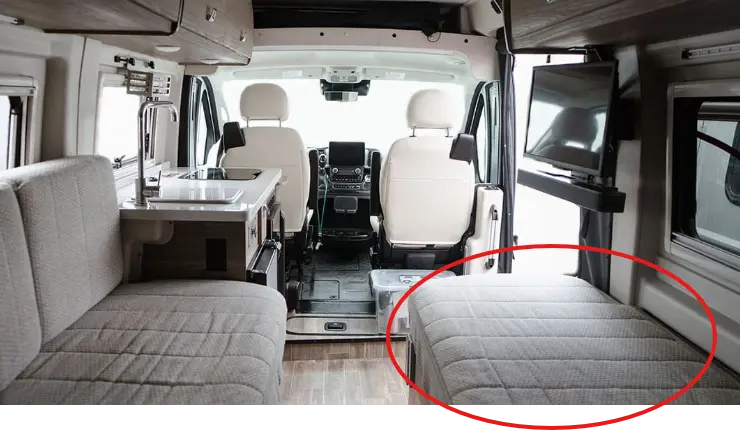 Thor Couple Condo Mattress Passenger Side