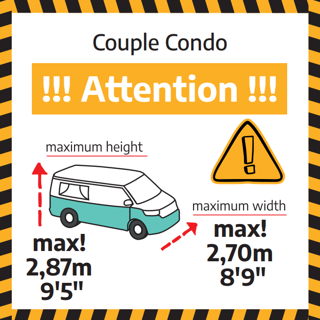 Sticker total height - Couple Condo 