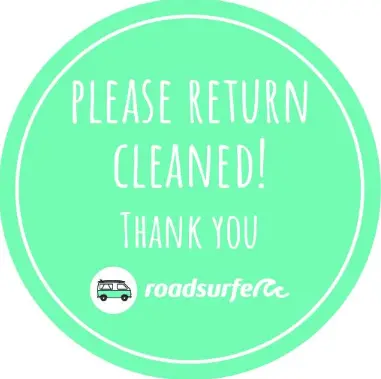 [20030] Sticker "Please return cleaned" (10 pcs.)