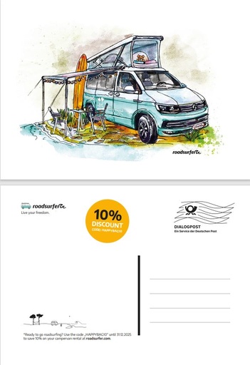 [22102992] Postcard Happy Bag (NA)