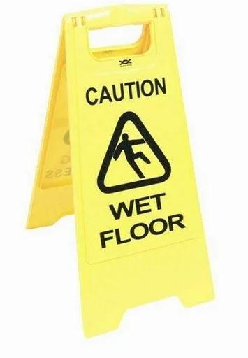 [24104280] Warning sign slippery surface (CAN)