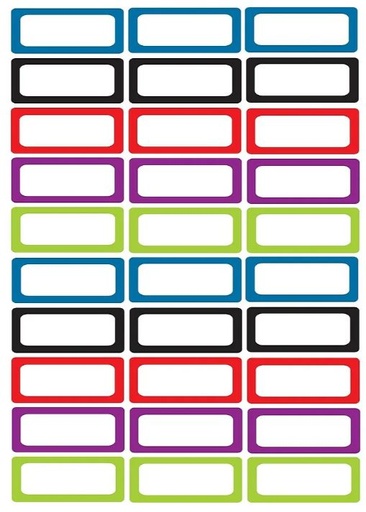 [2430370] Magnetic labels - labelable (CAN)