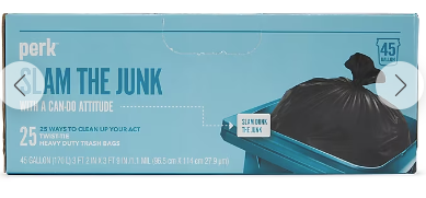 [2230580] Garbage can liners - 45 Gallon, roll (USA)