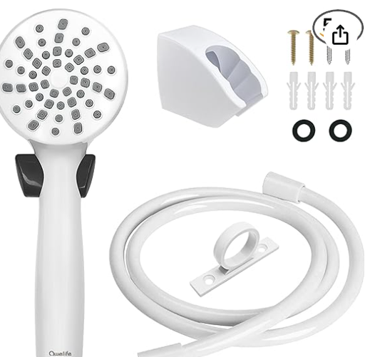 [92333] RV Shower Head with Hose and On Off Switch NA