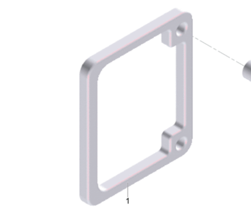 [52664] Knaus service flap Thetford toilet