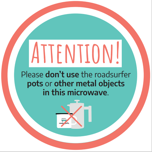 [20034] Sticker - microwave  (NA)