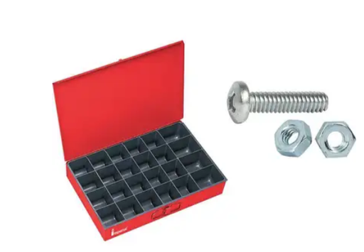 [50031] Imperial Pan Head Machine Screw Assortment, Phillips, Zinc Plated, 1350 Pieces