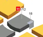 [64543] Knaus Cozy Cottage Bed Extension Mattress