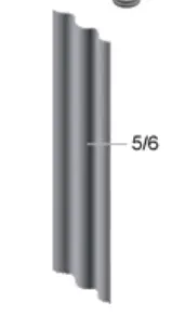 [M1611N83711F] Knaus Roadhouse shower curtain