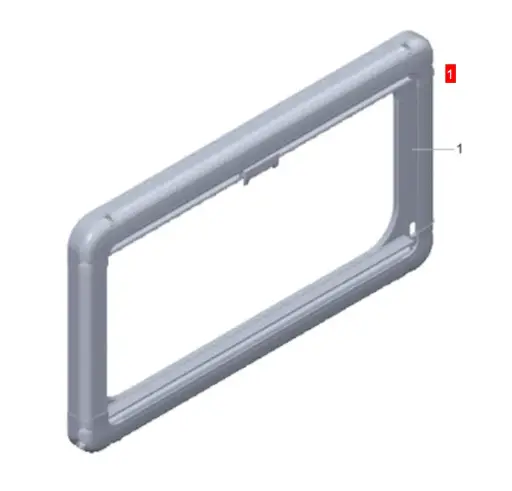 [R10090309] Knaus Roadhouse rear door blackout (fits left + right)